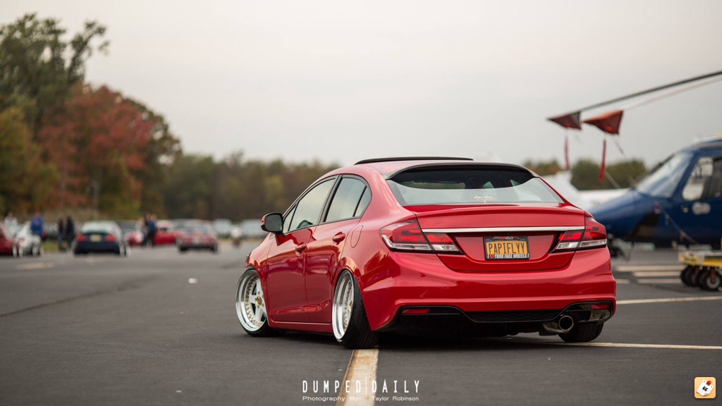 lowered honda civic sedan