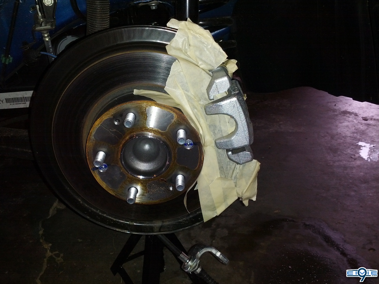 DIY 2012 Civic Si How to paint front and rear calipers 9th