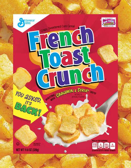 French Toast Crunch Cereal Gluten Free delicieux recette