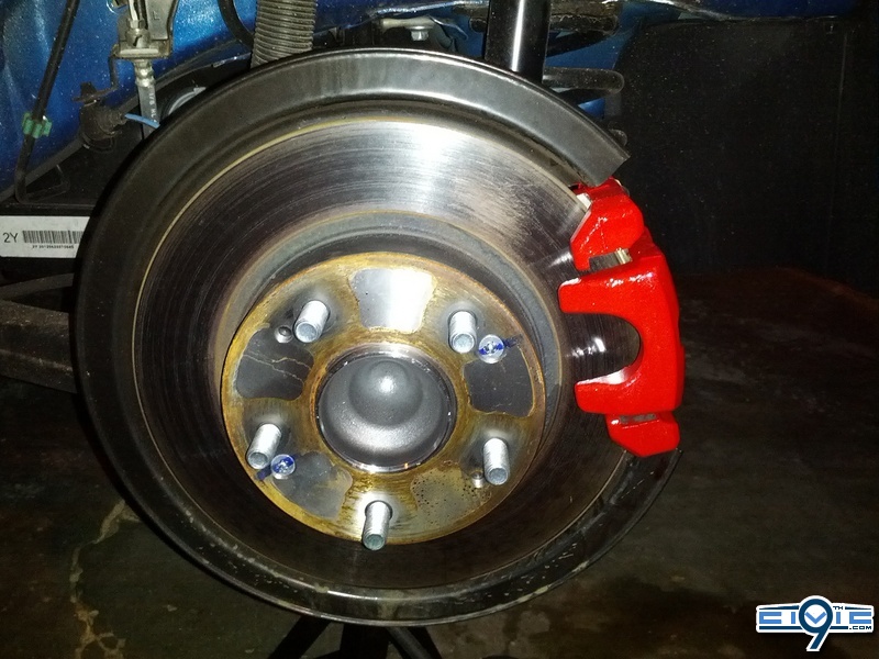 DIY 2012 Civic Si How to paint front and rear calipers 9th